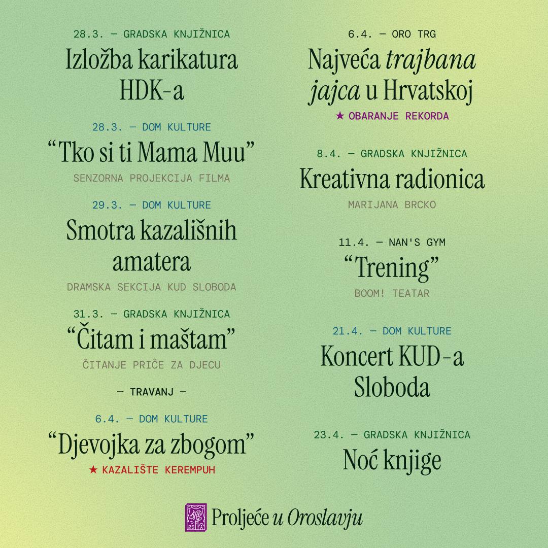 Proljeće u Oroslavju