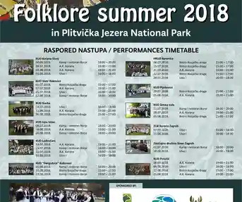 Folklorno ljeto u Nacionalnom parku Plitvička jezera