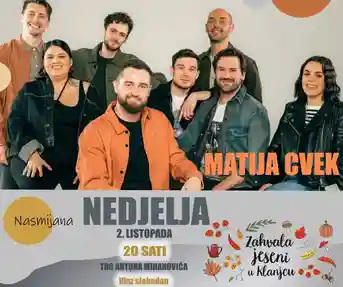 Matija Cvek na Zahvali jeseni 